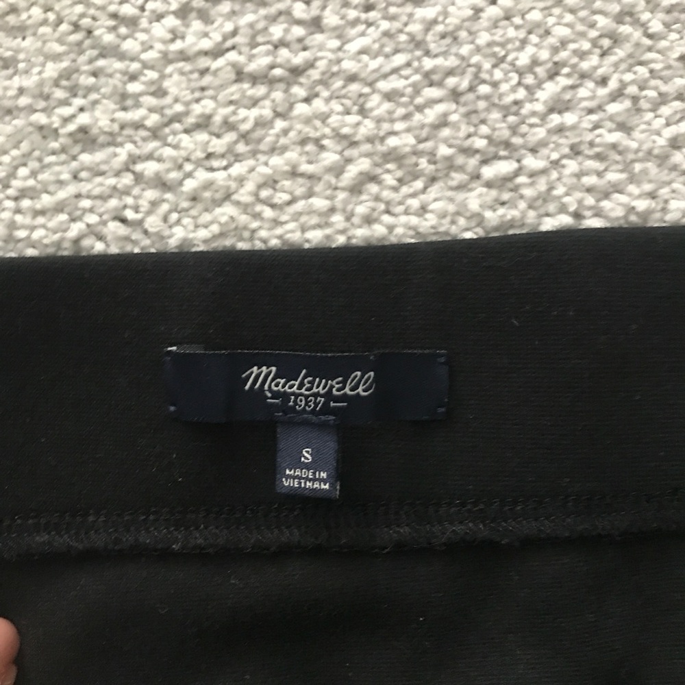 Madewell black knit skirt small - Picture 3 of 4
